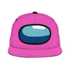 Pink Crewmate Snapback Hat Among Us Gift Idea-Gear Wanta