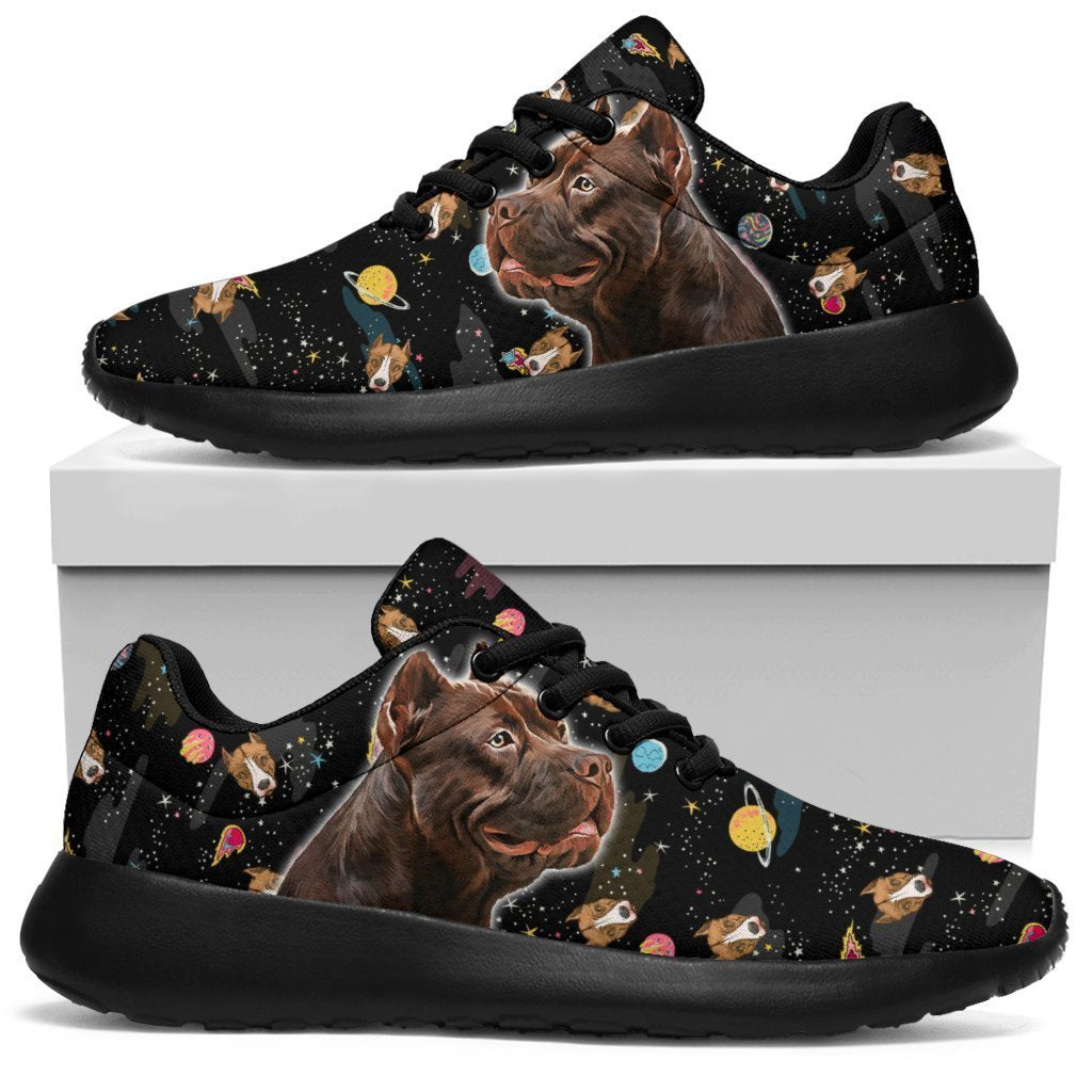 Pit Bull Sneakers Sporty Shoes Funny For Bully Dog Lover-Gear Wanta