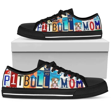 Pitbull Mom Women's Sneakers Style Dog Lover Gift NH08-Gear Wanta