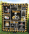 Pittsburgh Steelers Quilt Blanket Custom-Gear Wanta