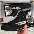 Pittsburgh Steelers Sneakers Baby Yoda High Top Shoes Custom-Gear Wanta