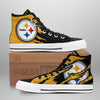 Pittsburgh Steelers High Top Shoes Custom For Fans-Gear Wanta