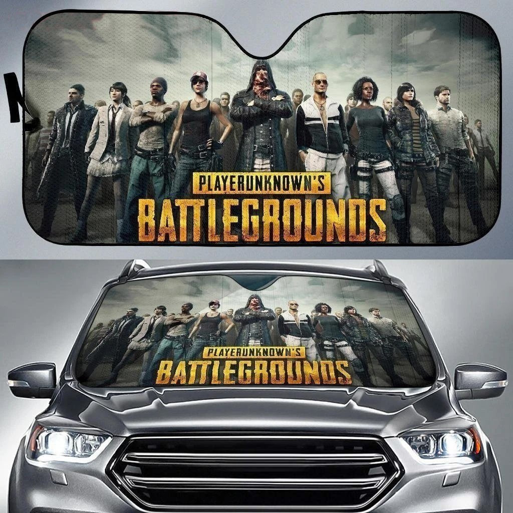 Player Unknown's Battle Grounds Game Car Sun Shade-Gear Wanta