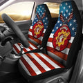 Plumber Dad American Flag Car Seat Covers Gift-Gear Wanta