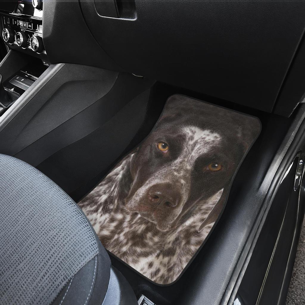 Pointer Dog Car Floor Mats Funny Dog Face-Gear Wanta