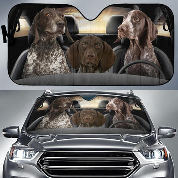 Pointer Dog Car Sun Shade Car Sun Visor Funny-Gear Wanta