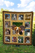 Pointer Dog Quilt Blanket Amazing-Gear Wanta