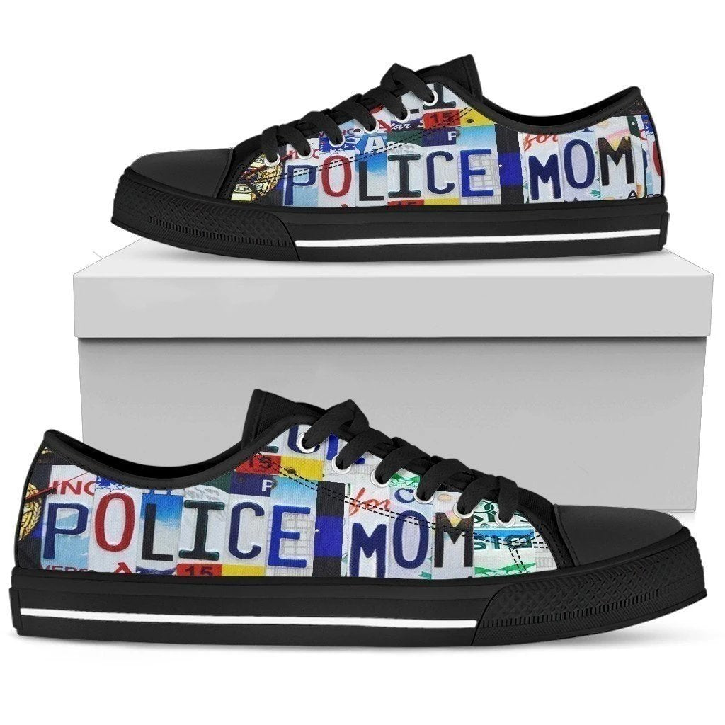 Police Mom Women's Sneakers Style Gift For Mom NH08-Gear Wanta