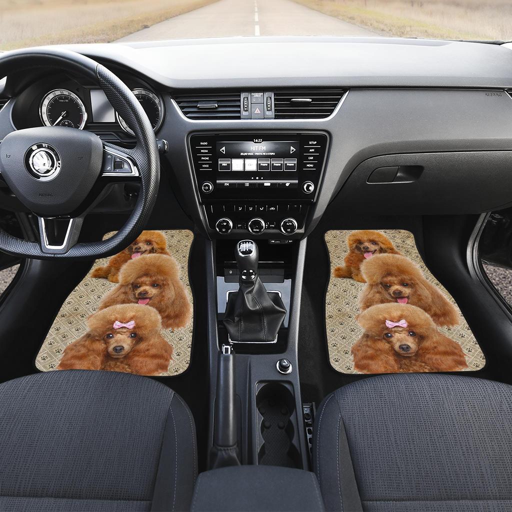 Poodle Car Floor Mats Funny For Poodle Dog Lover-Gear Wanta
