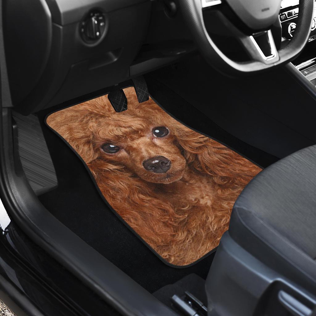 Poodle Dog Car Floor Mats Funny Dog Face-Gear Wanta