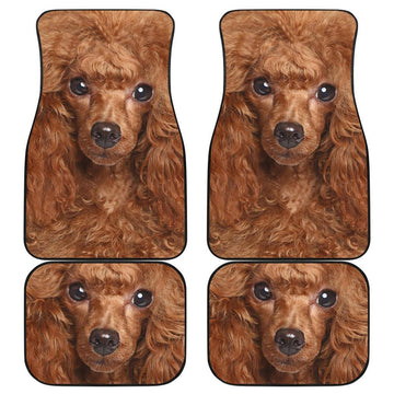 Poodle Dog Car Floor Mats Funny Dog Face-Gear Wanta