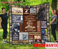 Poodle Mom Quilt Blanket Funny Gift For Dog Lover-Gear Wanta