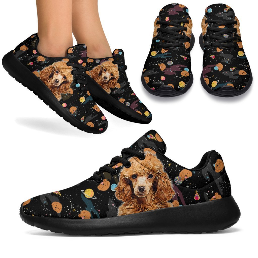 Poodle Sneakers Sporty Shoes Funny For Poodle Dog Lover-Gear Wanta
