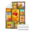 Pooh Bear Fleece Blanket Custom Winnie The Pooh Fan Home Decoration-Gear Wanta