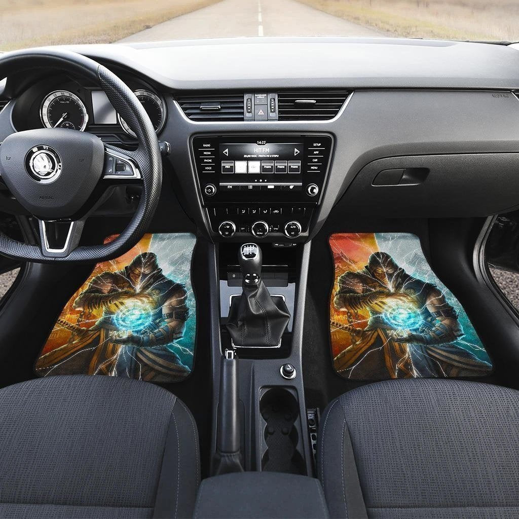 Power Scorpion Car Floor Mats Fan Mortal Kombat Gift-Gear Wanta