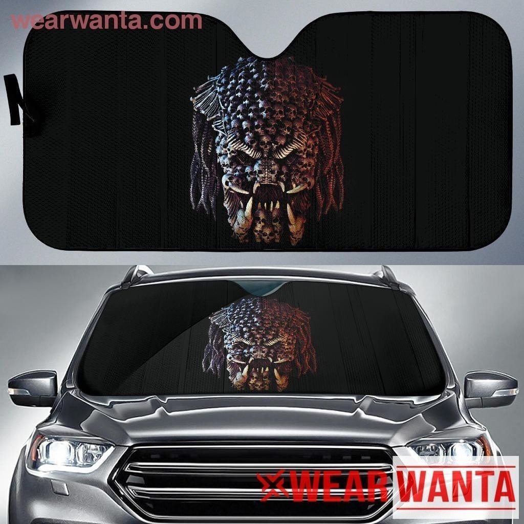 Predator Skull Car Sun Shade-Gear Wanta