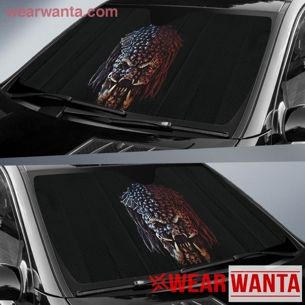 Predator Skull Car Sun Shade-Gear Wanta