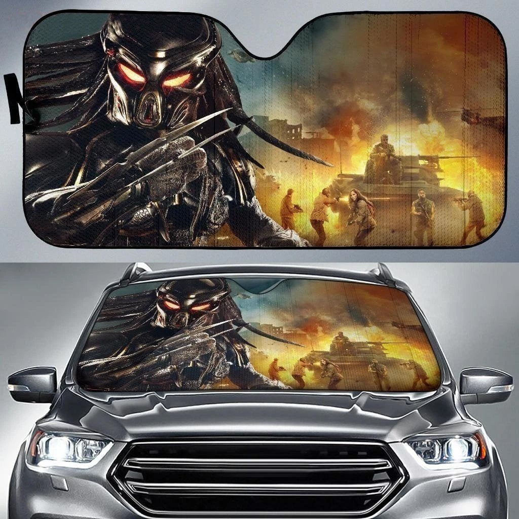 Predators Car Sun Shade-Gear Wanta