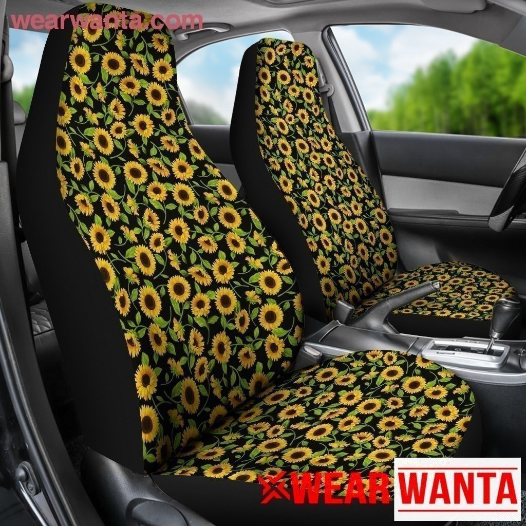 Pretty Sunflowers Car Seat Covers Amazing Gift Idea-Gear Wanta
