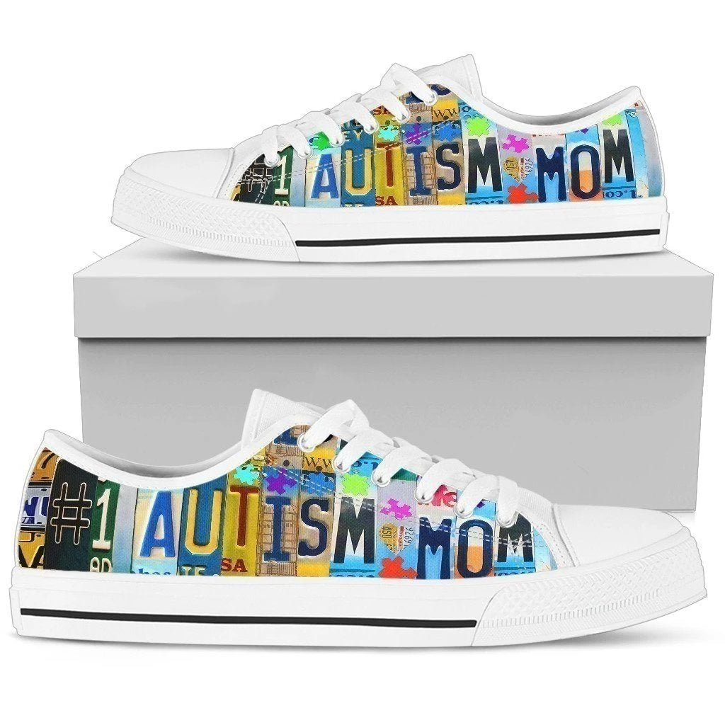 Proud No 1 Autism Mom Awareness Women's Sneakers Style NH08-Gear Wanta