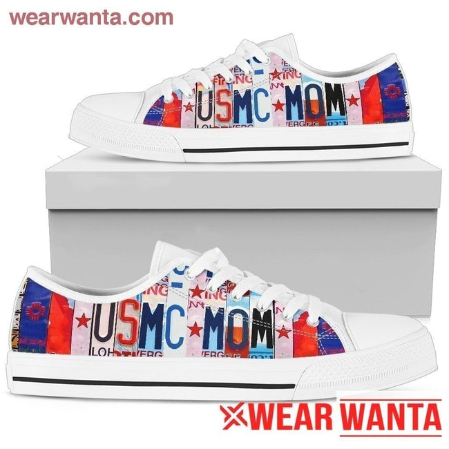 Proud USMC Mom Women's Sneakers Style Gift Idea NH08-Gear Wanta