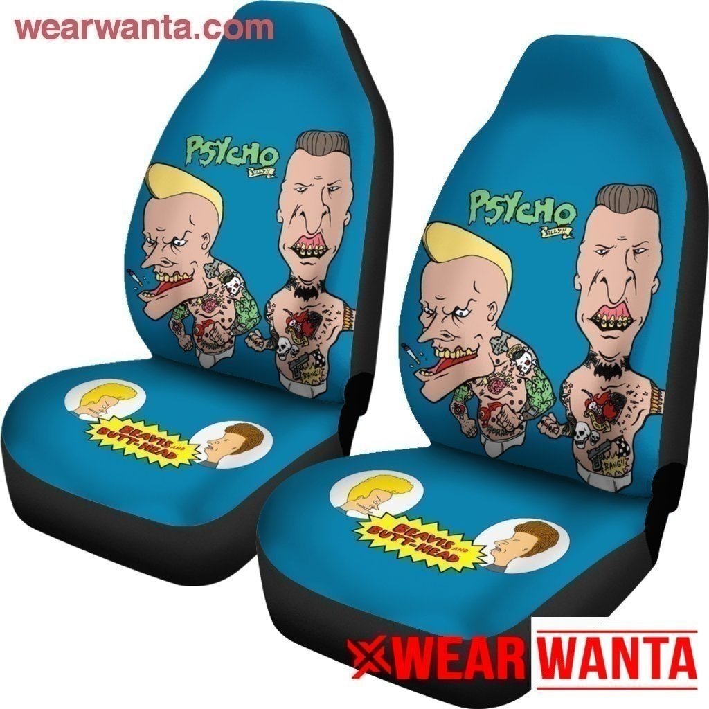 Psycho Billy Beavis And Butthead Car Seat Covers LT04-Gear Wanta