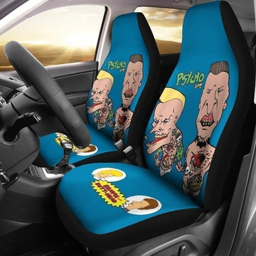 Psycho Billy Beavis And Butthead Car Seat Covers LT04-Gear Wanta