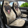 Pug Dog Car Seat Covers Funny Dog Face-Gear Wanta