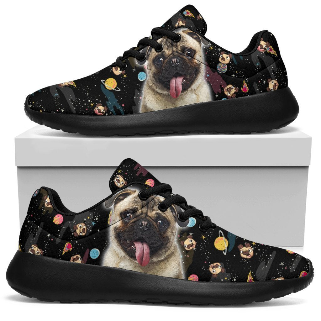Pug Sneakers Sporty Shoes Funny For Pug Dog Lover-Gear Wanta