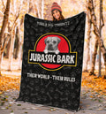 Puggle Dog Fleece Blanket Jurassic Bark Mixed Breed Dog-Gear Wanta