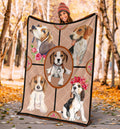 Puppy Beagles Fleece Blanket-Gear Wanta