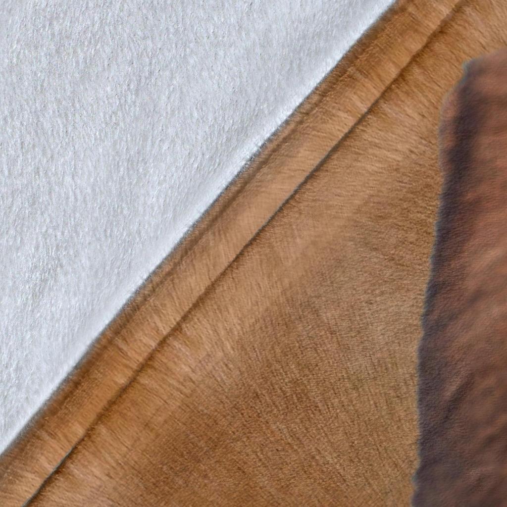 Puppy Face Dachshund Fleece Blanket-Gear Wanta
