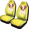 Puppy French Bulldog Car Seat Covers Yellow-Gear Wanta