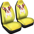 Puppy French Bulldog Car Seat Covers Yellow-Gear Wanta