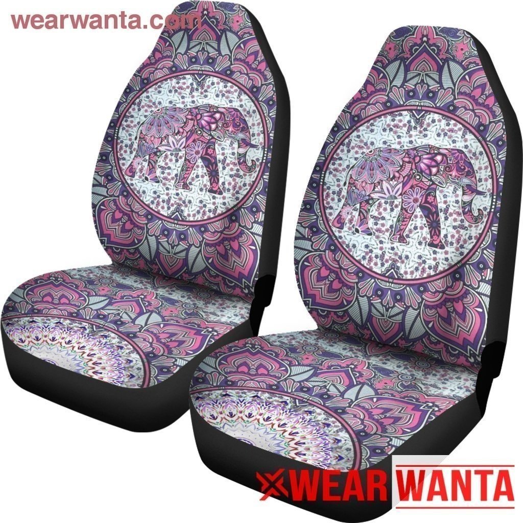 Purple Elephant Car Seat Covers-Gear Wanta