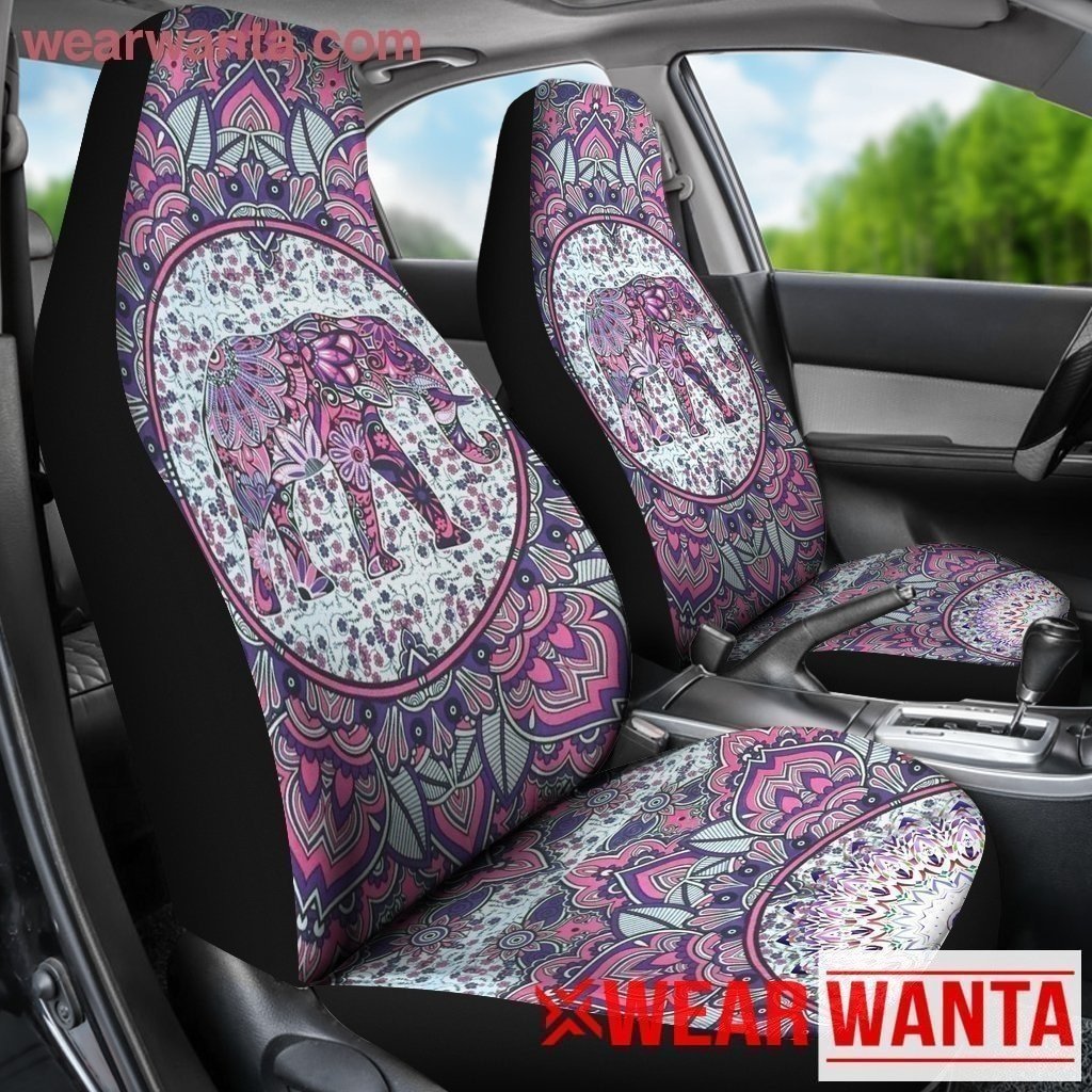 Purple Elephant Car Seat Covers-Gear Wanta