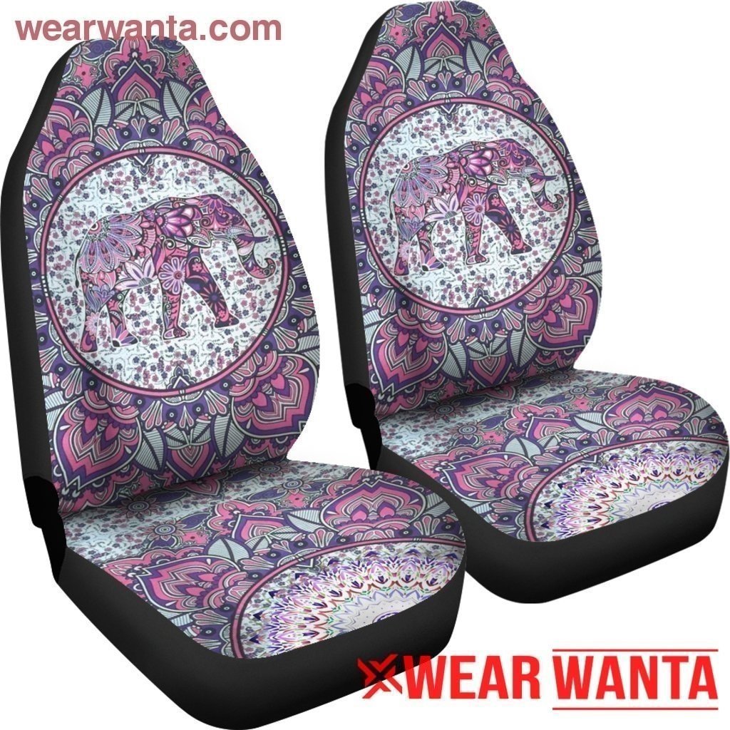 Purple Elephant Car Seat Covers-Gear Wanta