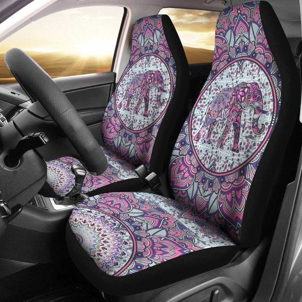 Purple Elephant Car Seat Covers-Gear Wanta