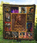 Queens Are Born In October Quilt Blanket Birthday Gift-Gear Wanta