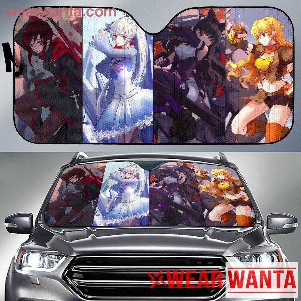 RWBY Anime Fan Car Sun Shade NH07-Gear Wanta