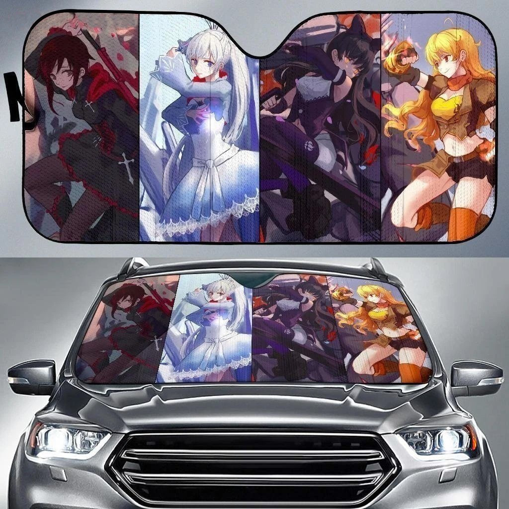 RWBY Anime Fan Car Sun Shade NH07-Gear Wanta