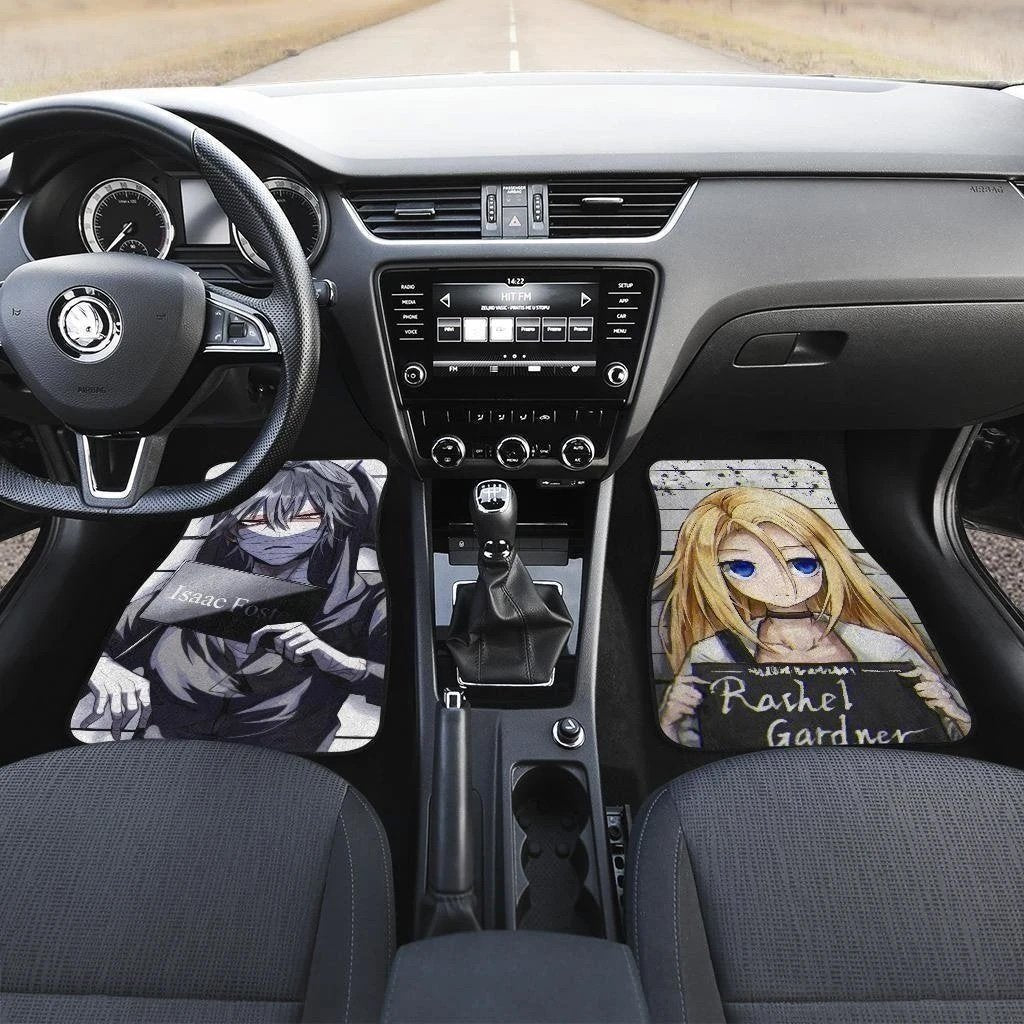 Rachel Gardner and Isaac Foster Car Floor Mats Custom Angels Of Death Car Accessories-Gear Wanta