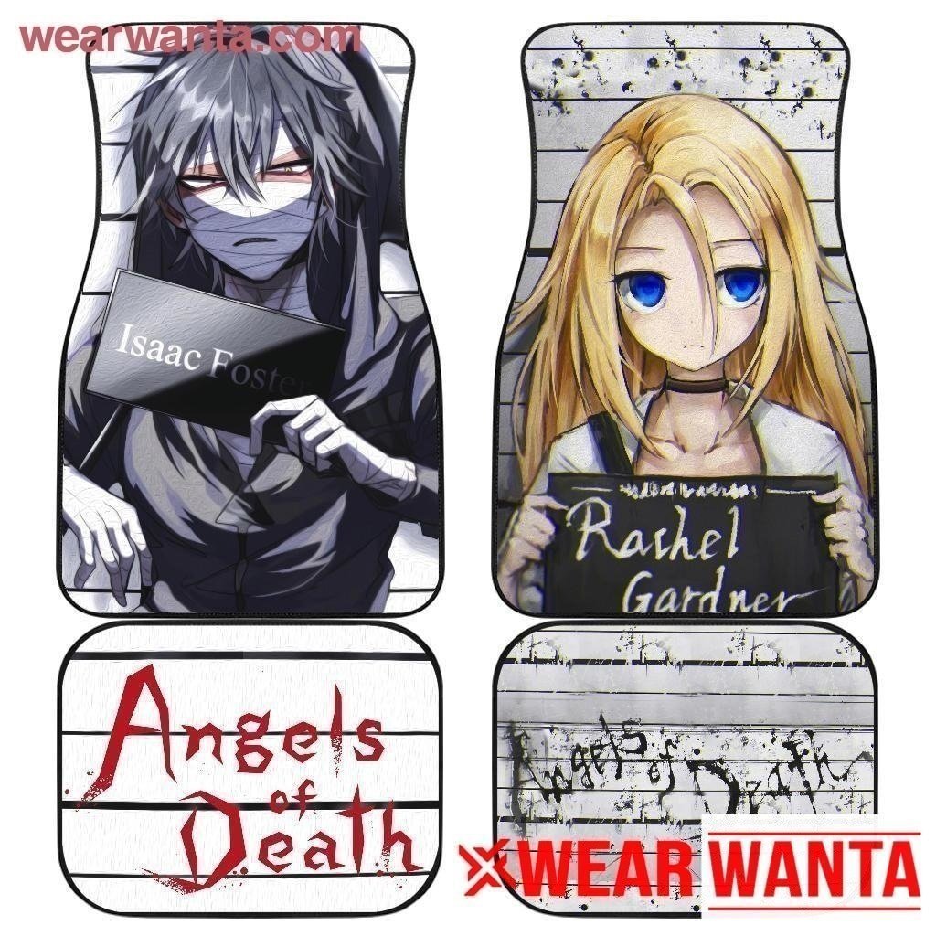 Rachel Gardner and Isaac Foster Car Floor Mats Custom Angels Of Death Car Accessories-Gear Wanta