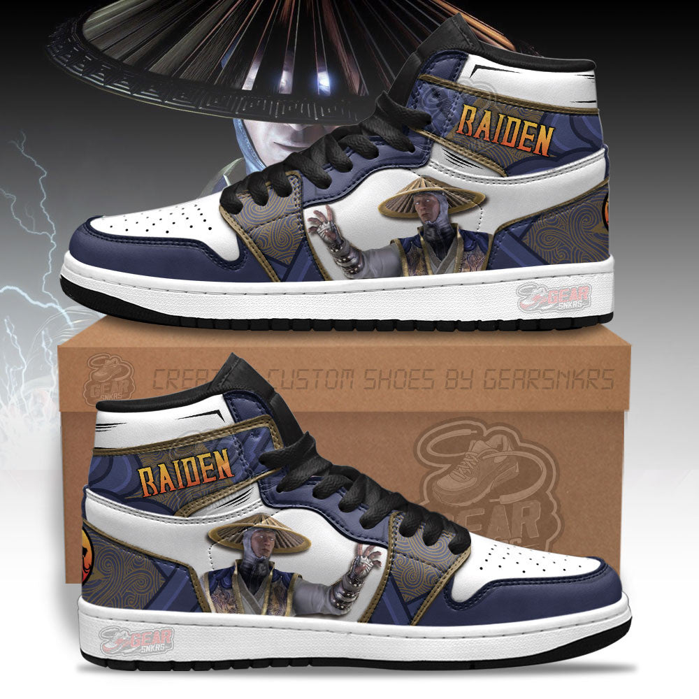 Raiden Mortal Kombat Shoes Custom For Fans-Gear Wanta