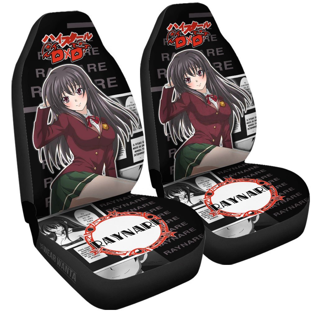 Raynare Car Seat Covers Custom High School DxD Anime Car Accessories Anime Gifts-Gear Wanta