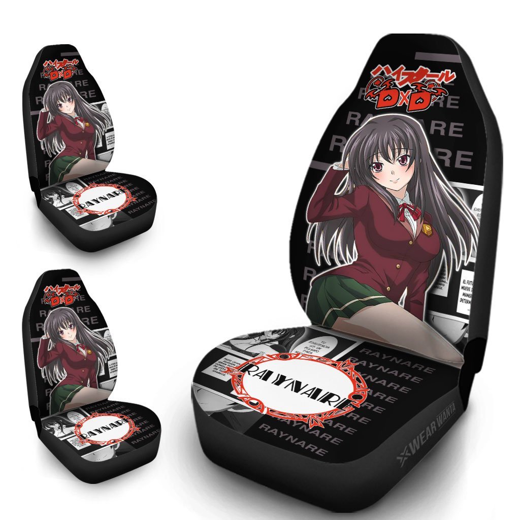 Raynare Car Seat Covers Custom High School DxD Anime Car Accessories Anime Gifts-Gear Wanta