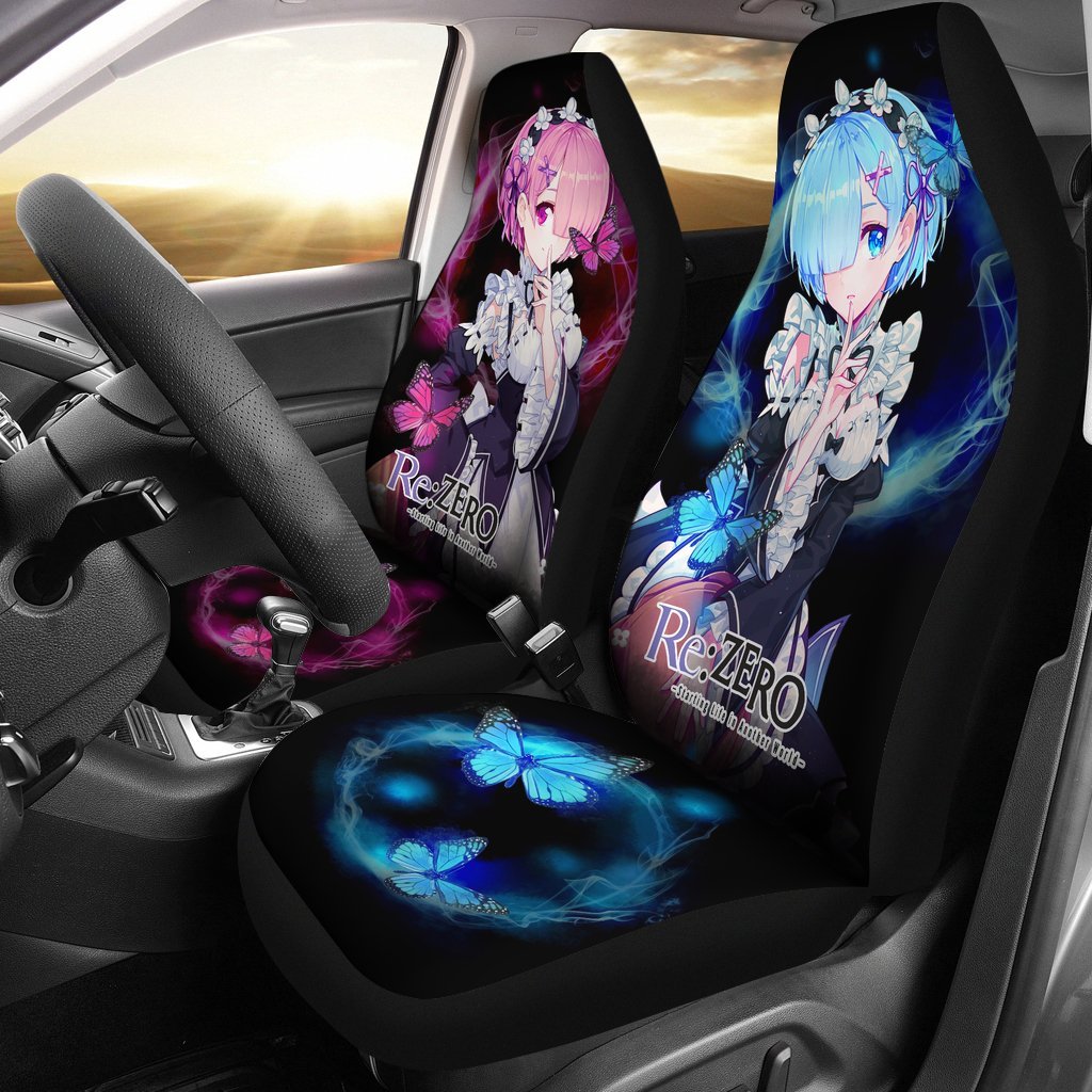 ReZero Starting Life in Another World Ram and Rem Car Seat Covers-Gear Wanta