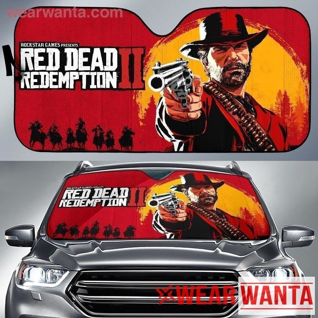 Red Dead Redemption 2 Car Sun Shade-Gear Wanta