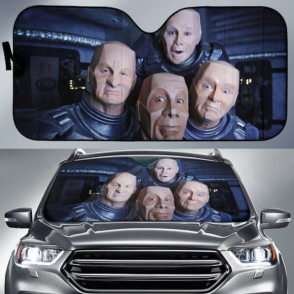 Red Dwarf Funny Car Sun Shade-Gear Wanta