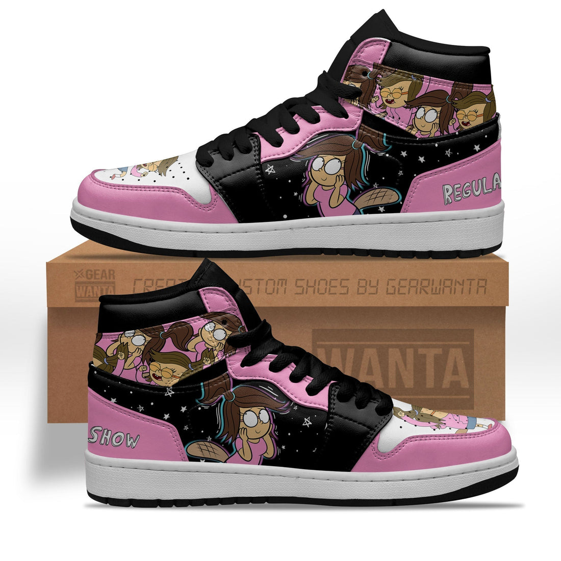 Regular Show Eileen Roberts Shoes Custom Sneakers For Cartoon Fans-Gear Wanta